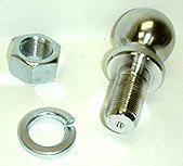 1-7/8" x 1" Shaft Trailer Hitch Ball