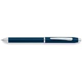 Cross Tech 3 Satin Blue Multi Functional Pen - AT0090-2