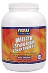 Whey Protein Isolate - Chocolate by NOW Foods - (2 lbs. Powder)