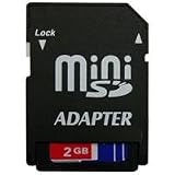 Takems 2GB Mini SD high speed flash memory card + adaptor. Highest quality, very fast, SDMI compliant (secure digital music initiative), lowest battery consumption, cryptographic security for data & 5yr manufacturer warranty. For use with digital cameras, PDA, Smartphones, Mobile phones, Mobile computers, Notebooks & more.