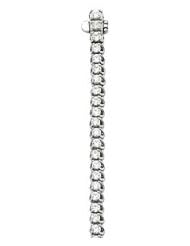 Tennis/Line Bracelet Mounting 14K White 01.00 Cttw Round Brc318