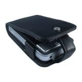 Proporta Alu-Leather Case For palmOne LifeDrive - Flip Type -Black