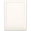 25 Pearl White Pearlized Triple Debossed Bulk #1 Card