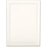 25 Pearl White Pearlized Triple Debossed Bulk #1 Card