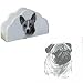 Pug Napkin Holder, Porcelain by Rosalinde