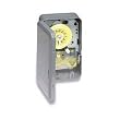 Intermatic T104P 24 Hour Dial Timer 208-277V 40-Amp Double Pole Single Throw Gray Plastic Rustproof Case