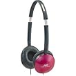 JVC HAS150R Folding Headphones with Ipod - Matching Colors (Red)