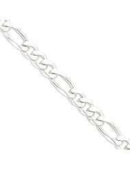 Sterling Silver 15mm Figaro Chain QFG400-9"