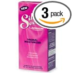 Astroglide Silken Secret Vaginal Moisturizer, Pre-Filled Applicators, 6-Count Boxes (Pack of 3)