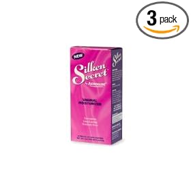 Astroglide Silken Secret Vaginal Moisturizer, Pre-Filled Applicators, 6-Count Boxes (Pack of 3)