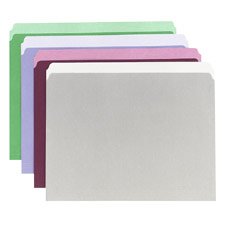 Esselte Corporation / File Folder, Straight Tab Cut, Letter-Size, 100/BX, Burgundy / ESS152BUR