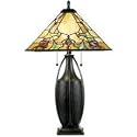 Quoizel Westwind Tiffany Style Table Lamp