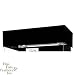 Clear-for-Life Black Acrylic Canopy for 40 Gallon 36in x 15in Aquarium