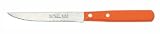 Nogent Color 4-1/2-Inch Serrated Steak Knife, Orange Wood Handle