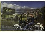Sturgis Motorcycle rally Metal Sign bike rally South Dakota with buffalo