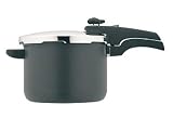 Meyer Prestige Smartplus Hard Anodised Duo Pressure Cooker, 6 Litre
