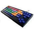 Accuratus Keymonster Usb Keyboard Mixed Colour Upper Case Large Keys And 2 Port Usb Hub