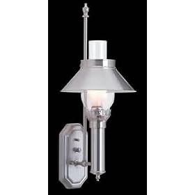 Wall Lamps Silvertone Solid Brass, Silvertone Brass Titanic Wall Lamp