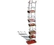 Atlantic Wave 1386   Click to enlarge Wave DVD Tower (Black Steel/Cherry Wood Base )