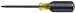 Klein 667- #3 Square-Recess Tip Screwdriver 8 Round-Shank