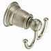Creative Specialties YB5403BN Kingsley Double Robe Hook Brushed Nickel