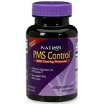 Natrol PMS Control with Evening Primrose, Capsules - 60 ea (Pack of 2)