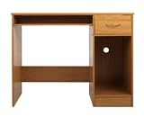 from Ryman Home Office Furniture Computer Study Desk with Drawer Beech - Color: Beech