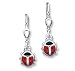 Sterling Silver Ladybug Earrings