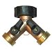 Brass Twin Shut Off