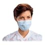 Tecnol Procedure Mask,Pleat,Earloops,Latex Free,50CT,Blue