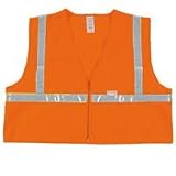 VEST ORANGE W / WHITE RFLCT-XL