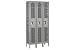 Hallowell Heavy-Duty Ventilated Locker Single Tier 12x12x72 3 Door Assembled