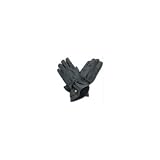 Diamond Plate Leather Motorcycle Gloves - M