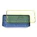 PST Microsurgical Instrument Tray with Base, Lid, and Silicone Finger Mat 2.5 x 6.0 x 0.75