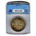 Certified Morgan Silver Dollar 1885-O MS65 ANACS