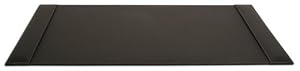 Rustic Black Leather 34 x 20 Desk Pad