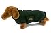 Black Snuggly Polarfleece Dog Coat - Size 16