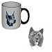 Akita Country Mug, Porcelain by Rosalinde (12 oz.)