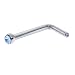 Light Blue Gem MICRO Nose Ring L-Shaped