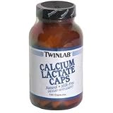 Calcium Lactate Caps By Twinlab, 100