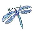 DRAGONFLY 4 Temporary Tattoo 2x2