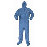 Review Kimberly-Clark Corporation  / Klngrd Ultra,Xlg, Hooded Coverall,Denim Blu (KCC45094)