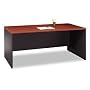Managers Desk Shell In Dark Cherry - Office Furniture Groupings