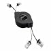 Compucessory RJ11/RJ45 Cable System, Retractable, 6 Cable, Black