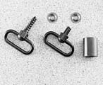 Uncle Mikes - Gun Sling Swivel - MP 130 SPS 1 Black Non-Detache Swivels - - Uncle Mikes - 1241-2