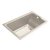 Kohler K-855-L Basalt Tea-For-Two 5.5' Bath with Integral Tile Flange and Left Hand Drain - K-855-L