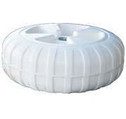Dock Edge Mooring Buoy 24x8 Wht Lldpe Polyethylene Most Extreme Marine Conditions Durable