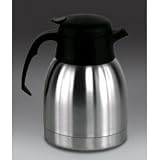 Carafe (Stainless Steel w/ Black) (8.5 H x 6 D)