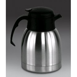 Carafe (Stainless Steel w  Black) (8.5 H x 6 D) by Stacks and Stacks