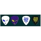 EBE Universal Alien Face Crash Test Dummy Medium Guitar Picks (12 Picks)